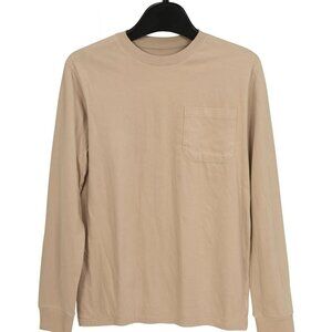 Goodfellow & Co Men’s Tan Long Sleeve Pocket T-Shirt, Size L, NWT